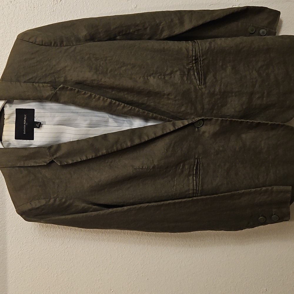 Banana Republic Women's Olive Blazer